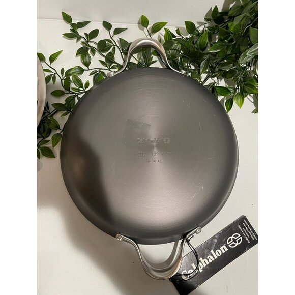 Calphalon Contemporary Hard-Anodized Aluminum Nonstick Cookware, Everyday Pan,12 - Picture 6 of 11